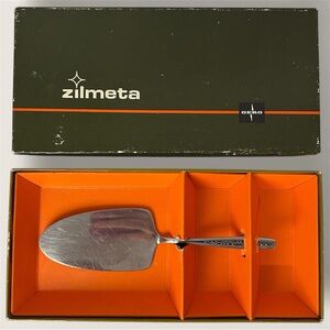 Vintage Zilmeta Gero Pie Server - Pattern ZIL1 - Mid-Century - In Original Box